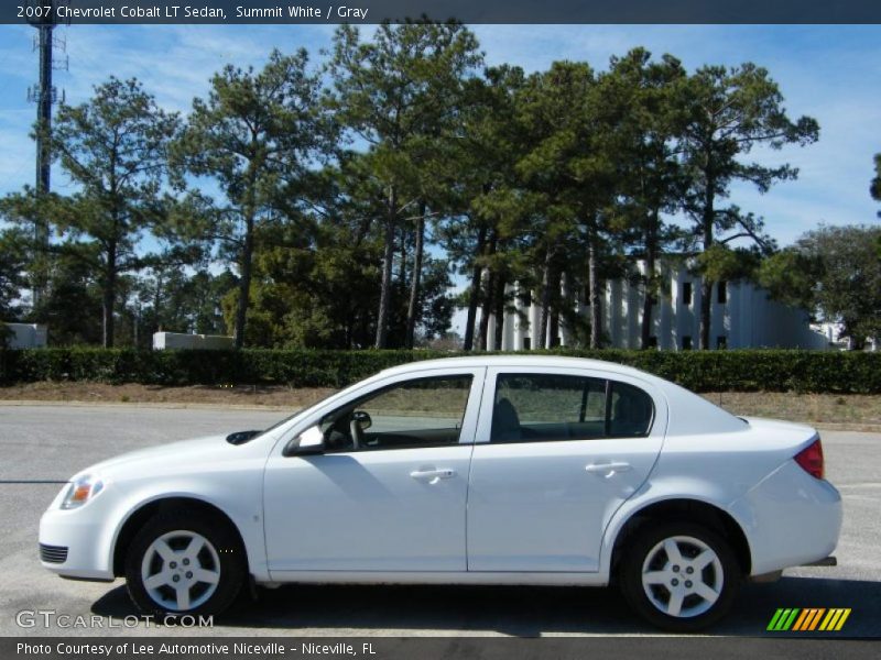 Summit White / Gray 2007 Chevrolet Cobalt LT Sedan