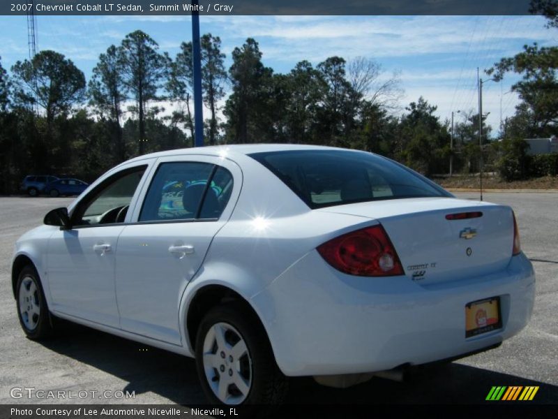 Summit White / Gray 2007 Chevrolet Cobalt LT Sedan