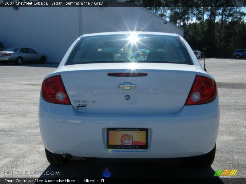 Summit White / Gray 2007 Chevrolet Cobalt LT Sedan