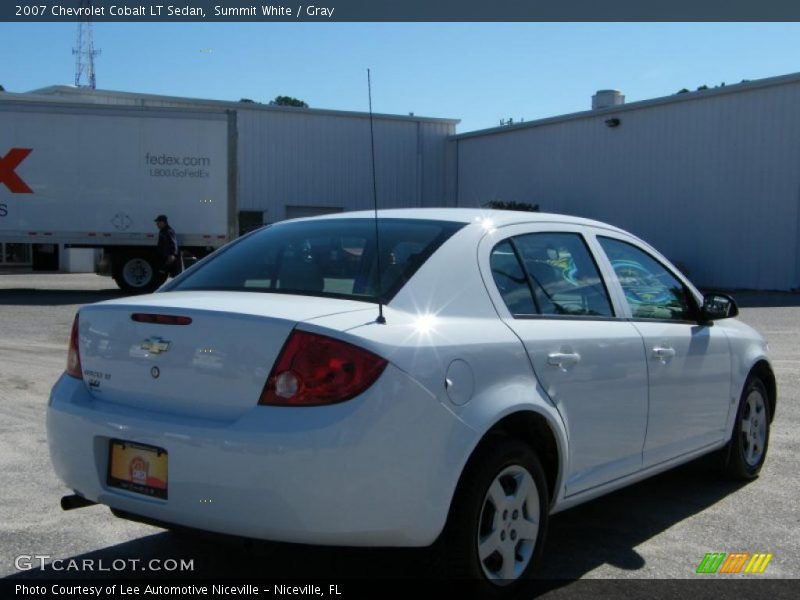 Summit White / Gray 2007 Chevrolet Cobalt LT Sedan