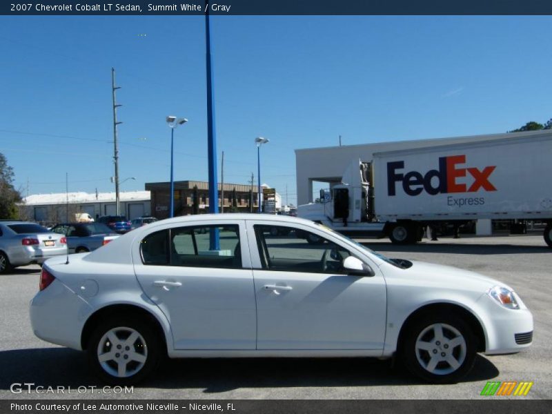 Summit White / Gray 2007 Chevrolet Cobalt LT Sedan