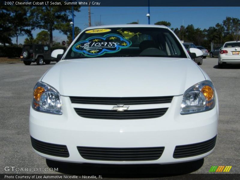 Summit White / Gray 2007 Chevrolet Cobalt LT Sedan