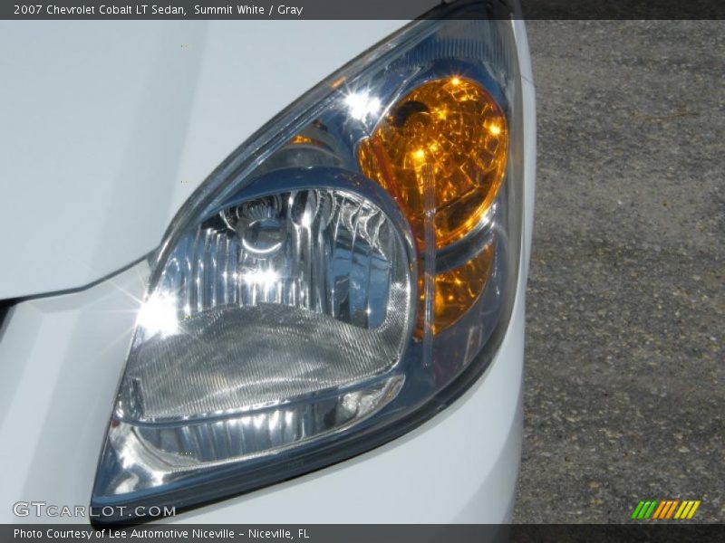 Summit White / Gray 2007 Chevrolet Cobalt LT Sedan