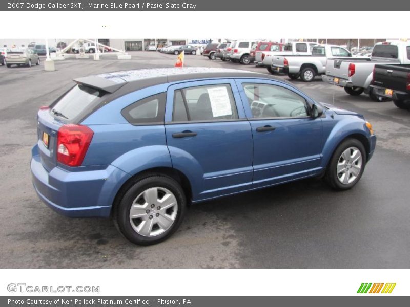 Marine Blue Pearl / Pastel Slate Gray 2007 Dodge Caliber SXT
