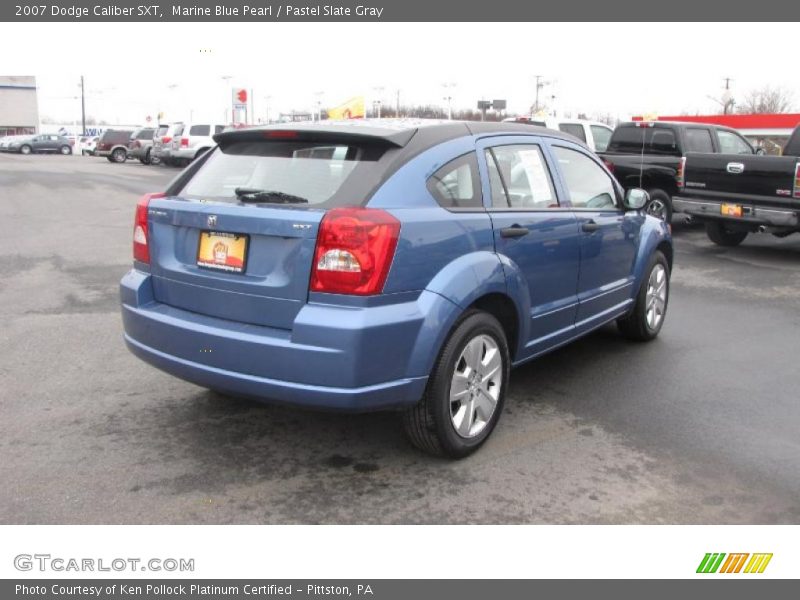Marine Blue Pearl / Pastel Slate Gray 2007 Dodge Caliber SXT