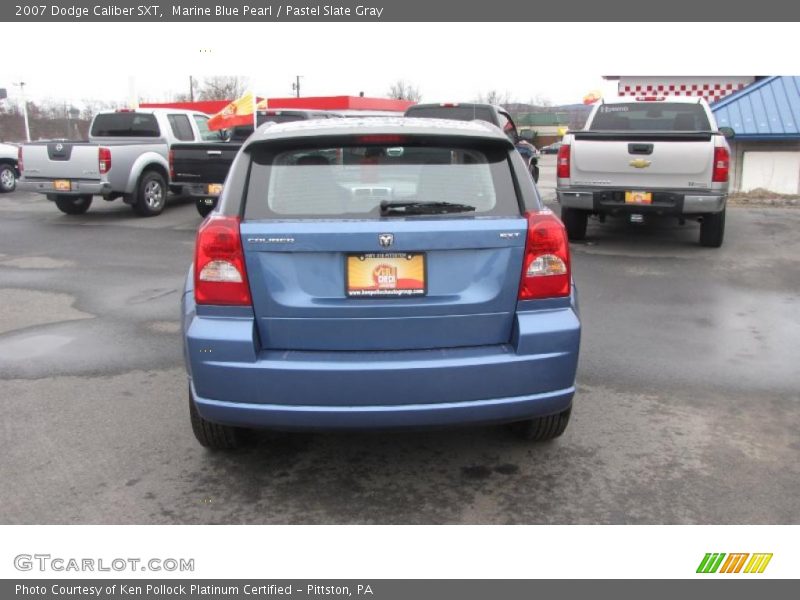 Marine Blue Pearl / Pastel Slate Gray 2007 Dodge Caliber SXT