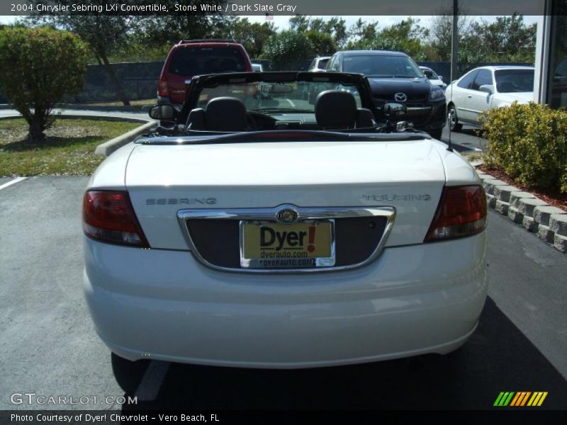 Stone White / Dark Slate Gray 2004 Chrysler Sebring LXi Convertible