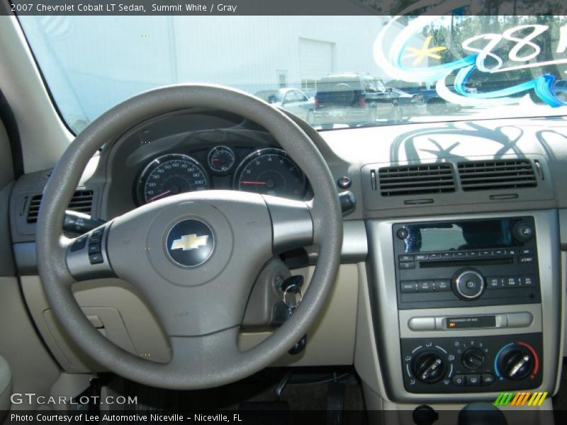 Summit White / Gray 2007 Chevrolet Cobalt LT Sedan