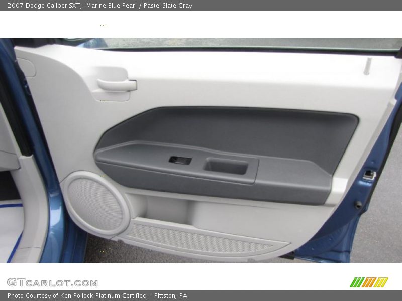 Marine Blue Pearl / Pastel Slate Gray 2007 Dodge Caliber SXT