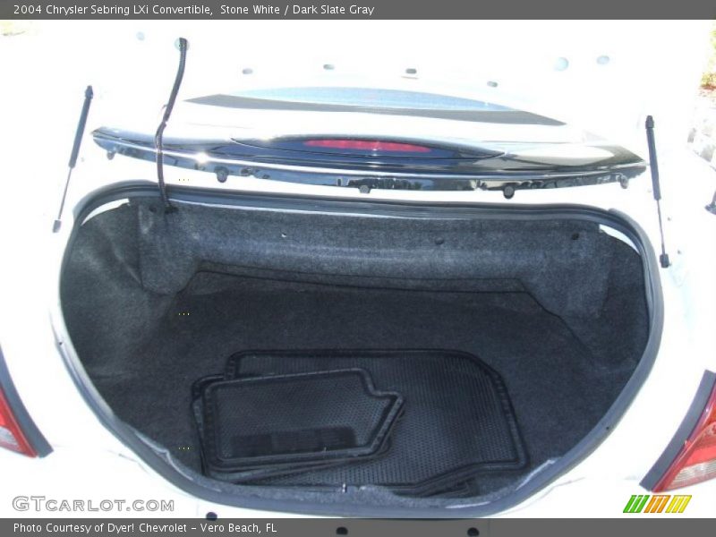 Stone White / Dark Slate Gray 2004 Chrysler Sebring LXi Convertible