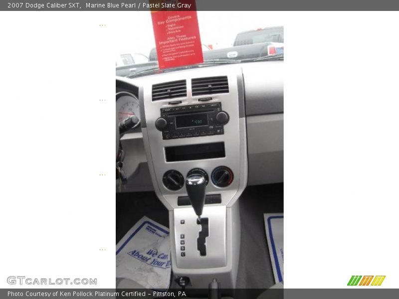 Marine Blue Pearl / Pastel Slate Gray 2007 Dodge Caliber SXT