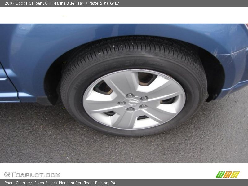 Marine Blue Pearl / Pastel Slate Gray 2007 Dodge Caliber SXT