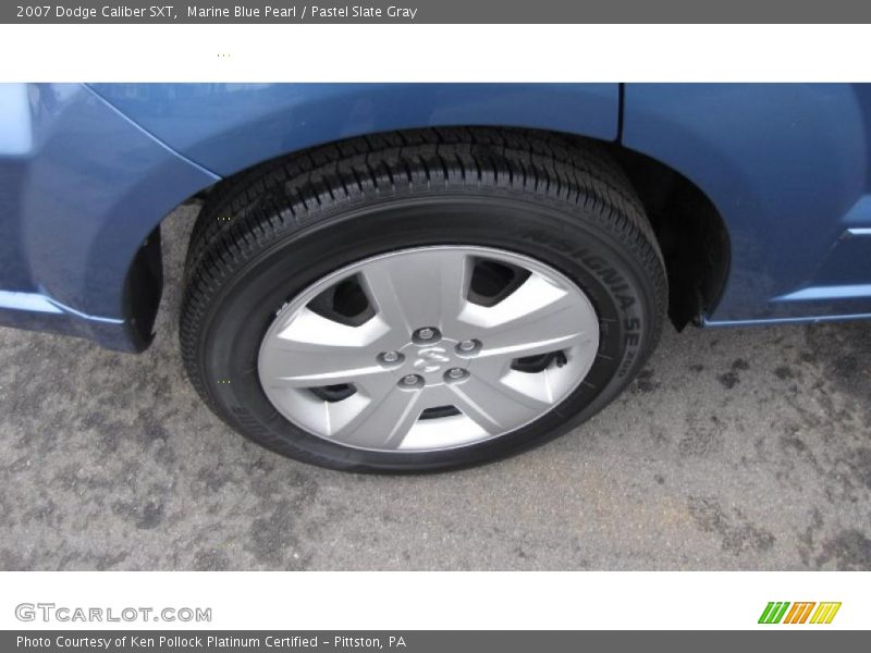Marine Blue Pearl / Pastel Slate Gray 2007 Dodge Caliber SXT