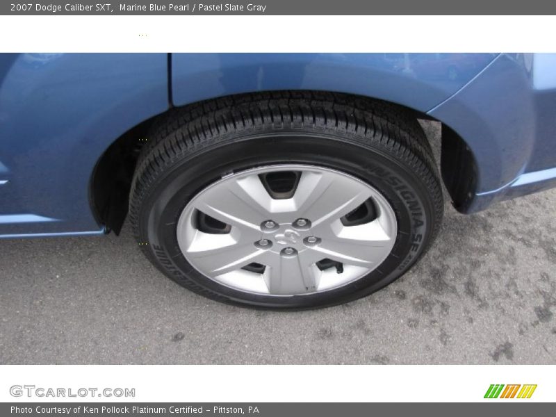 Marine Blue Pearl / Pastel Slate Gray 2007 Dodge Caliber SXT