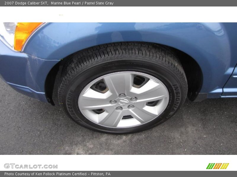 Marine Blue Pearl / Pastel Slate Gray 2007 Dodge Caliber SXT