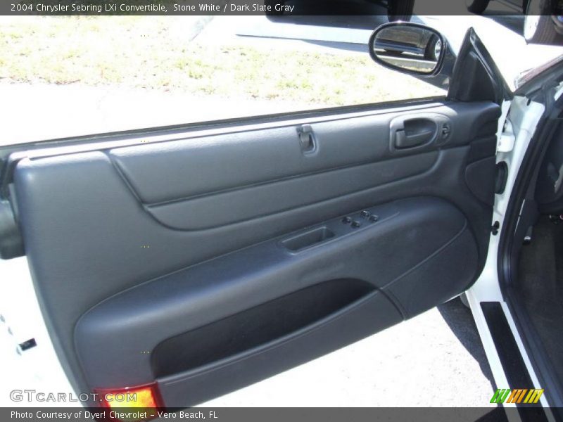 Stone White / Dark Slate Gray 2004 Chrysler Sebring LXi Convertible