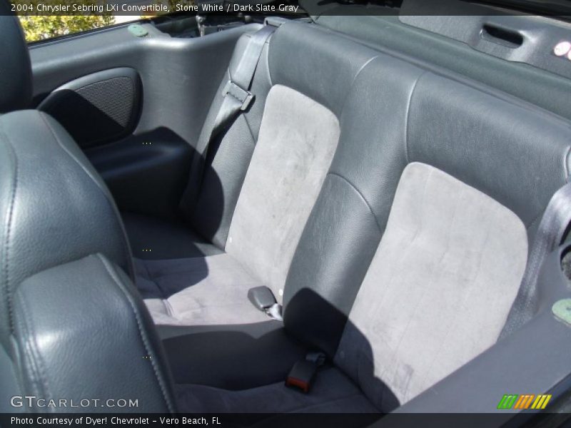 Stone White / Dark Slate Gray 2004 Chrysler Sebring LXi Convertible