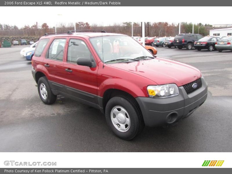 Redfire Metallic / Medium/Dark Pebble 2006 Ford Escape XLS 4WD