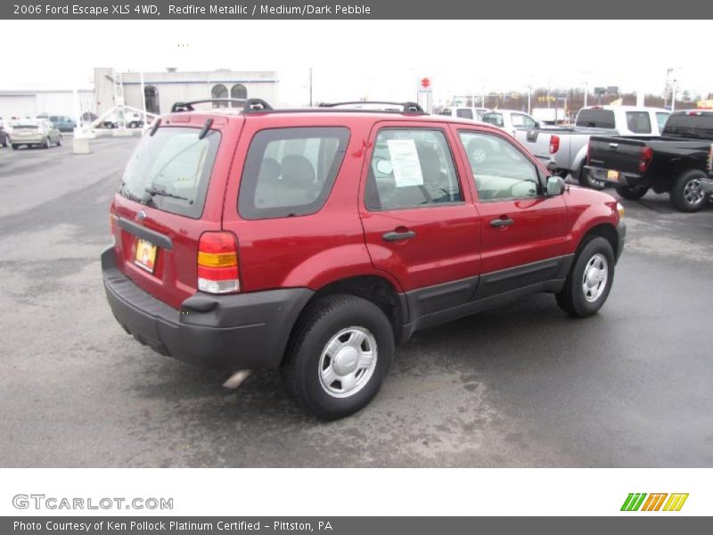 Redfire Metallic / Medium/Dark Pebble 2006 Ford Escape XLS 4WD