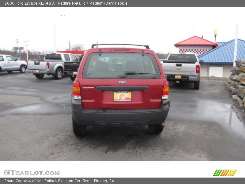 Redfire Metallic / Medium/Dark Pebble 2006 Ford Escape XLS 4WD
