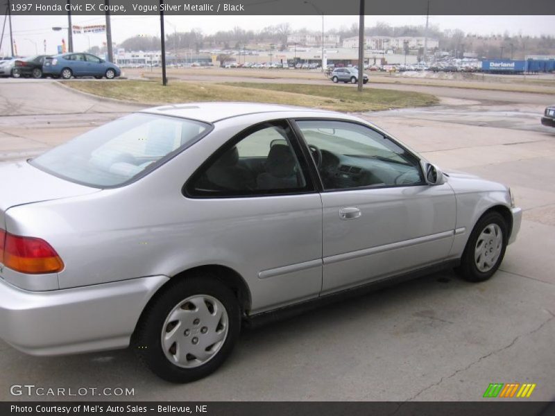 Vogue Silver Metallic / Black 1997 Honda Civic EX Coupe