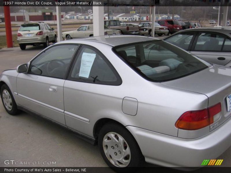 Vogue Silver Metallic / Black 1997 Honda Civic EX Coupe