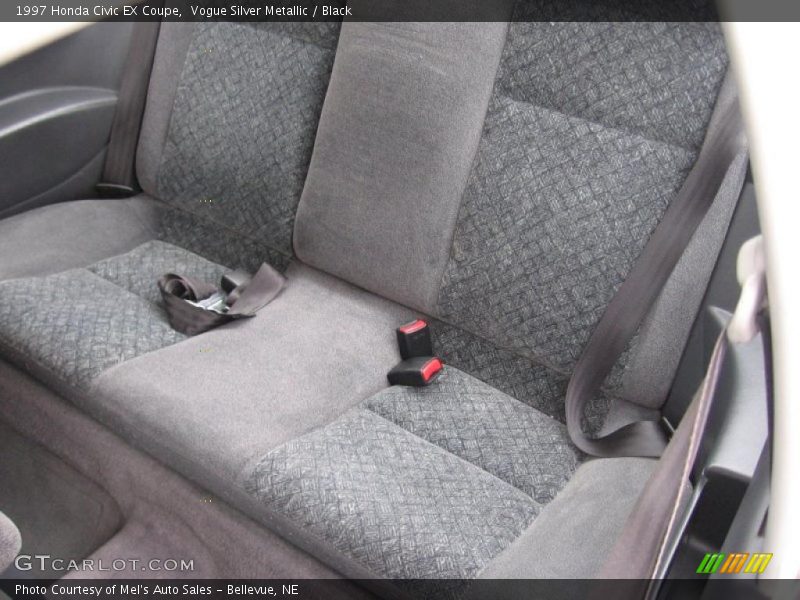 Vogue Silver Metallic / Black 1997 Honda Civic EX Coupe