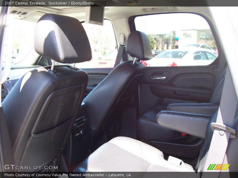 Quicksilver / Ebony/Ebony 2007 Cadillac Escalade