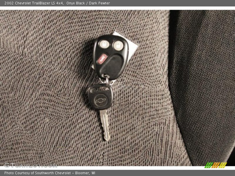 Onyx Black / Dark Pewter 2002 Chevrolet TrailBlazer LS 4x4