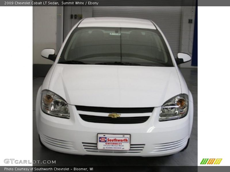 Summit White / Ebony 2009 Chevrolet Cobalt LT Sedan