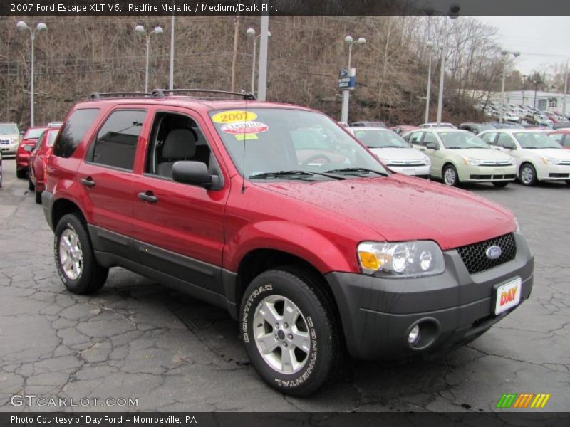 Redfire Metallic / Medium/Dark Flint 2007 Ford Escape XLT V6