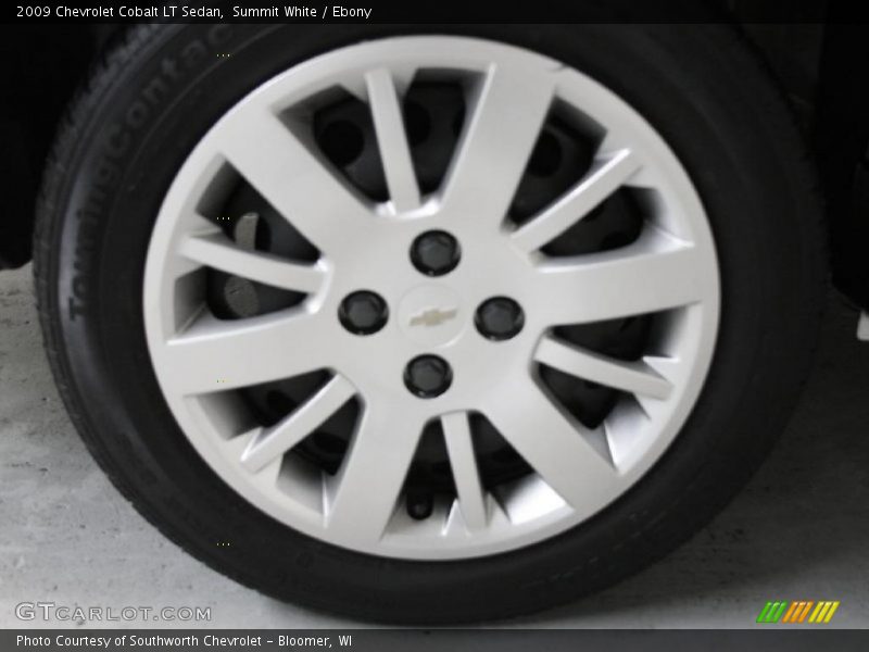 Summit White / Ebony 2009 Chevrolet Cobalt LT Sedan