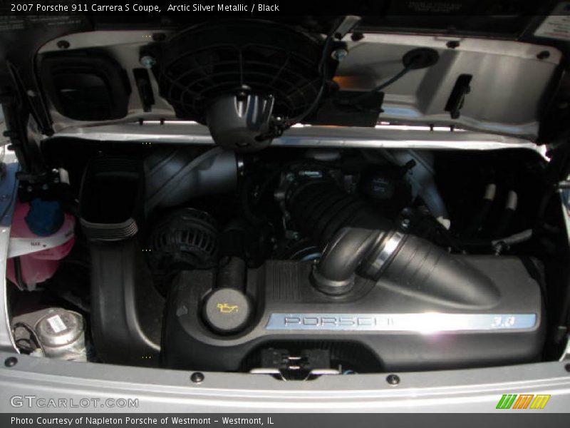 Arctic Silver Metallic / Black 2007 Porsche 911 Carrera S Coupe