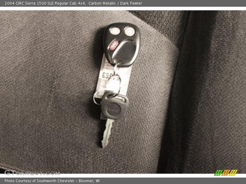 Carbon Metallic / Dark Pewter 2004 GMC Sierra 1500 SLE Regular Cab 4x4