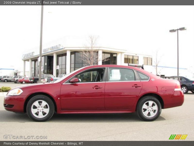 Red Jewel Tintcoat / Ebony 2009 Chevrolet Impala LT