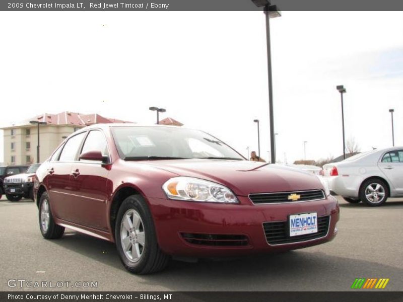Red Jewel Tintcoat / Ebony 2009 Chevrolet Impala LT