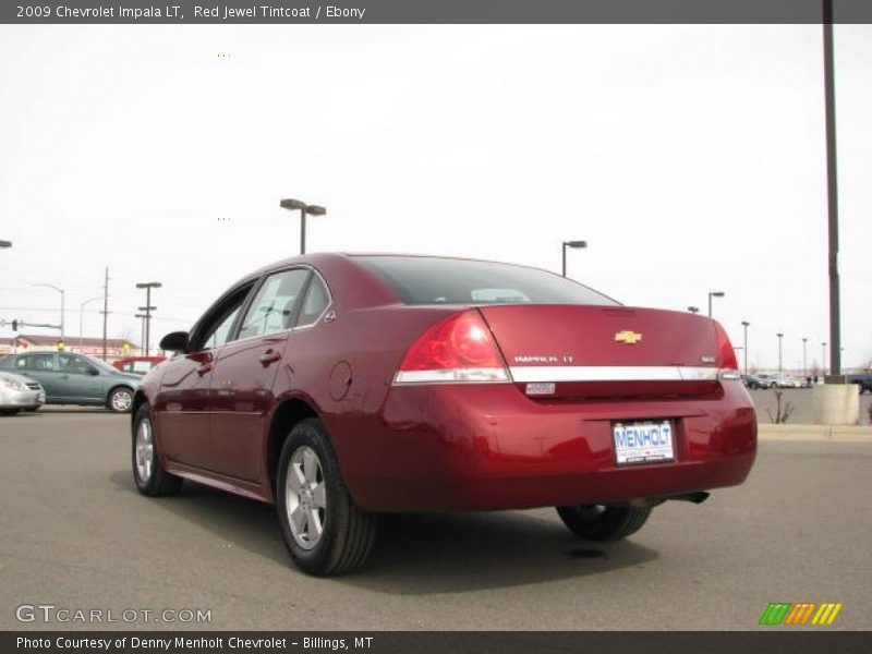 Red Jewel Tintcoat / Ebony 2009 Chevrolet Impala LT