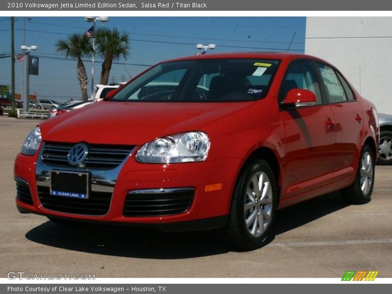 Salsa Red / Titan Black 2010 Volkswagen Jetta Limited Edition Sedan