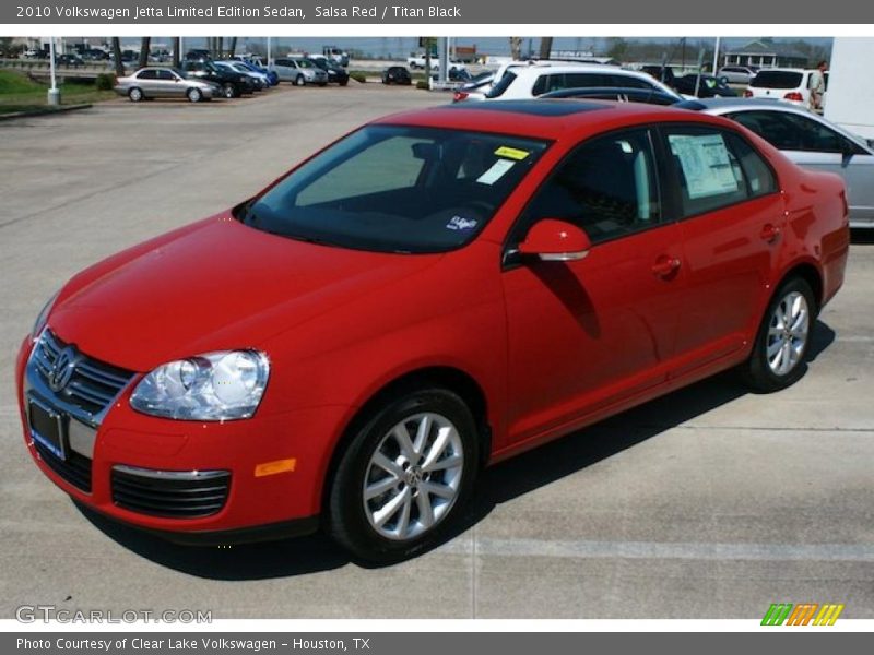 Salsa Red / Titan Black 2010 Volkswagen Jetta Limited Edition Sedan