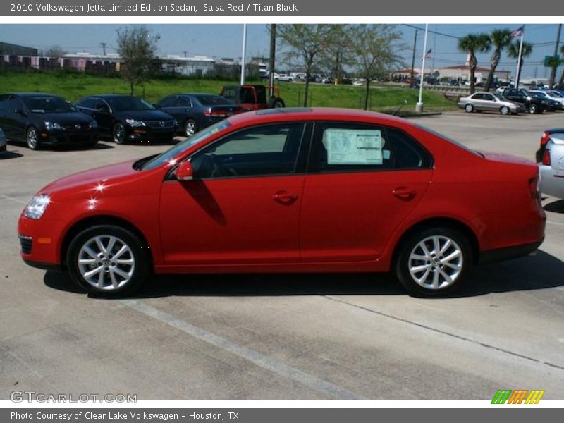 Salsa Red / Titan Black 2010 Volkswagen Jetta Limited Edition Sedan
