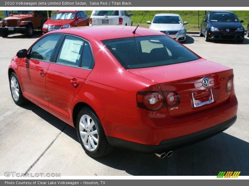 Salsa Red / Titan Black 2010 Volkswagen Jetta Limited Edition Sedan