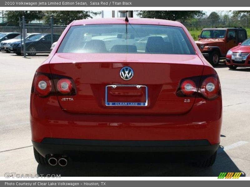 Salsa Red / Titan Black 2010 Volkswagen Jetta Limited Edition Sedan