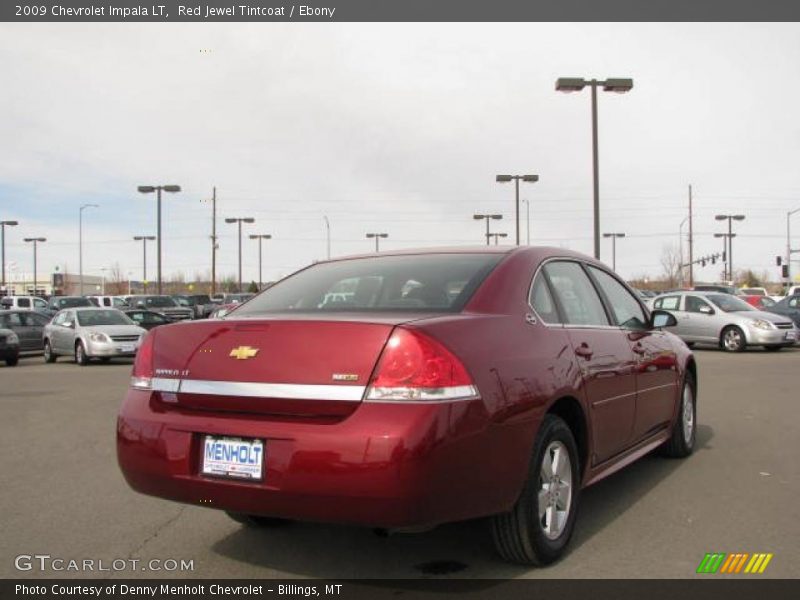 Red Jewel Tintcoat / Ebony 2009 Chevrolet Impala LT