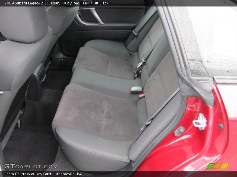 Ruby Red Pearl / Off Black 2009 Subaru Legacy 2.5i Sedan