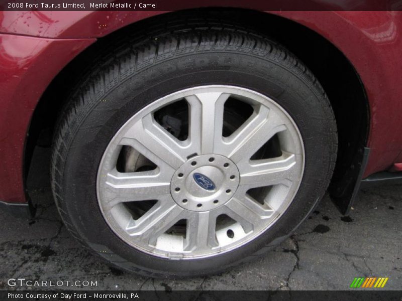 Merlot Metallic / Camel 2008 Ford Taurus Limited