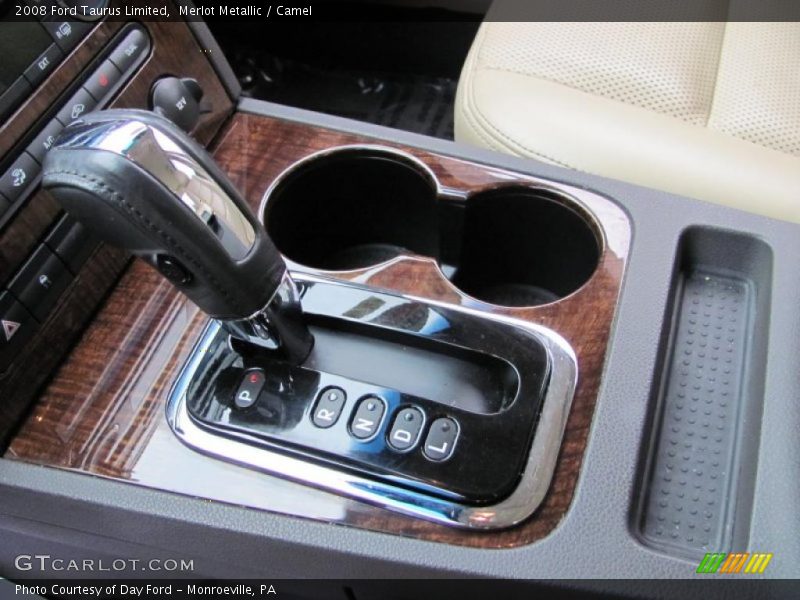 Merlot Metallic / Camel 2008 Ford Taurus Limited