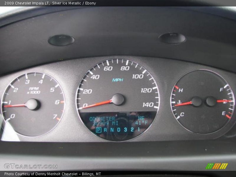 Silver Ice Metallic / Ebony 2009 Chevrolet Impala LT