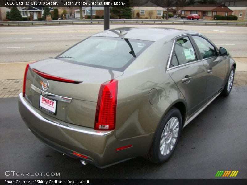 Tuscan Bronze ChromaFlair / Ebony 2010 Cadillac CTS 3.0 Sedan
