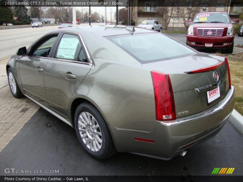 Tuscan Bronze ChromaFlair / Ebony 2010 Cadillac CTS 3.0 Sedan