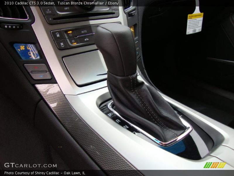 Tuscan Bronze ChromaFlair / Ebony 2010 Cadillac CTS 3.0 Sedan